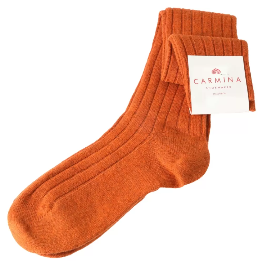 Store Carmina Calcetines largos sport en color . NARANJA