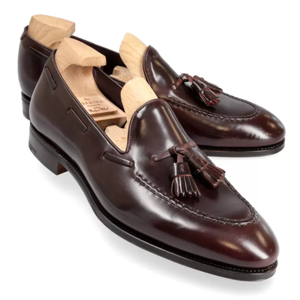 Flash Sale Carmina CORDOVAN MOCASINES DE HOMBRE BORLAS 80481 UETAM BURDEOS
