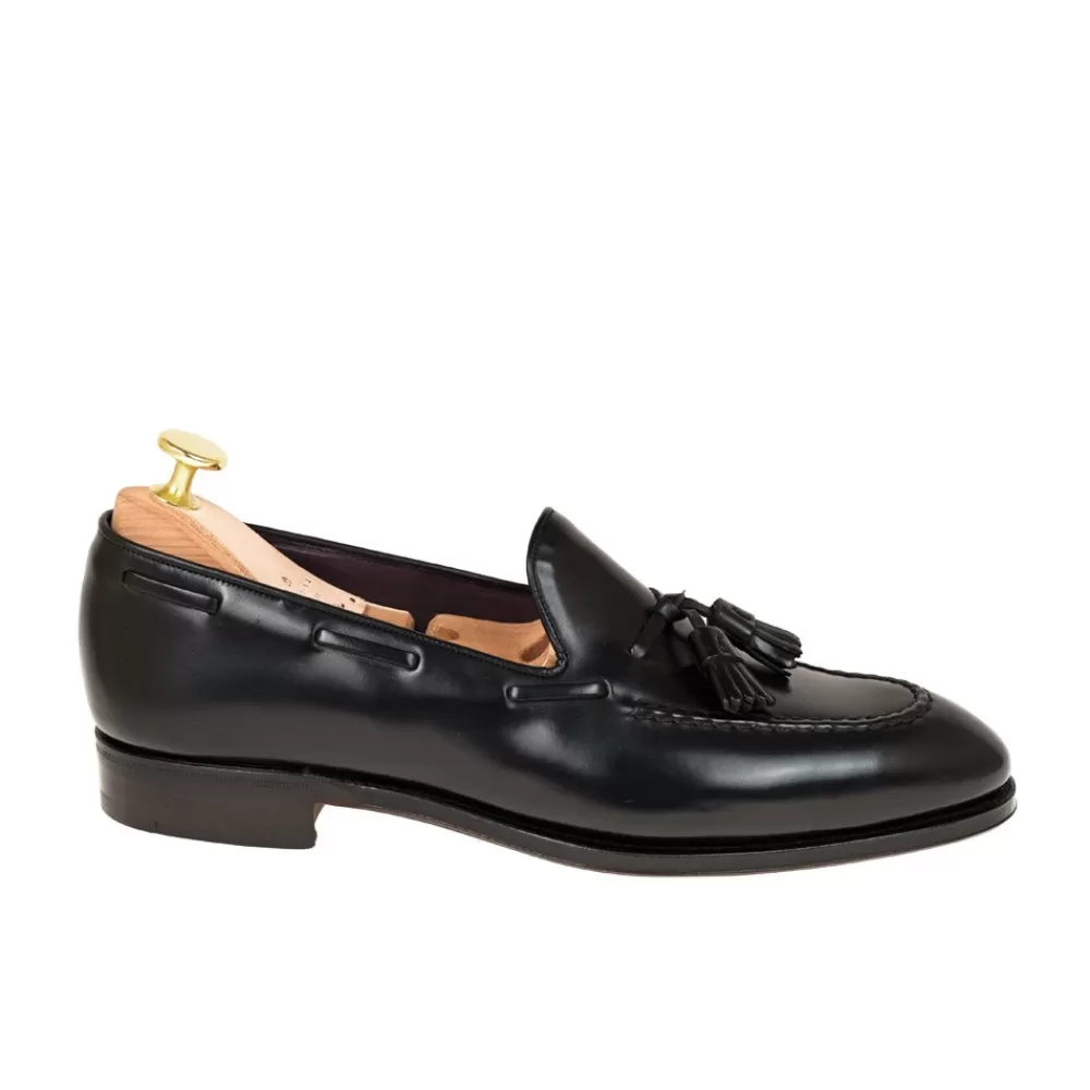 Hot Carmina CORDOVAN MOCASINES DE HOMBRE BORLAS 80481 UETAM NEGRO