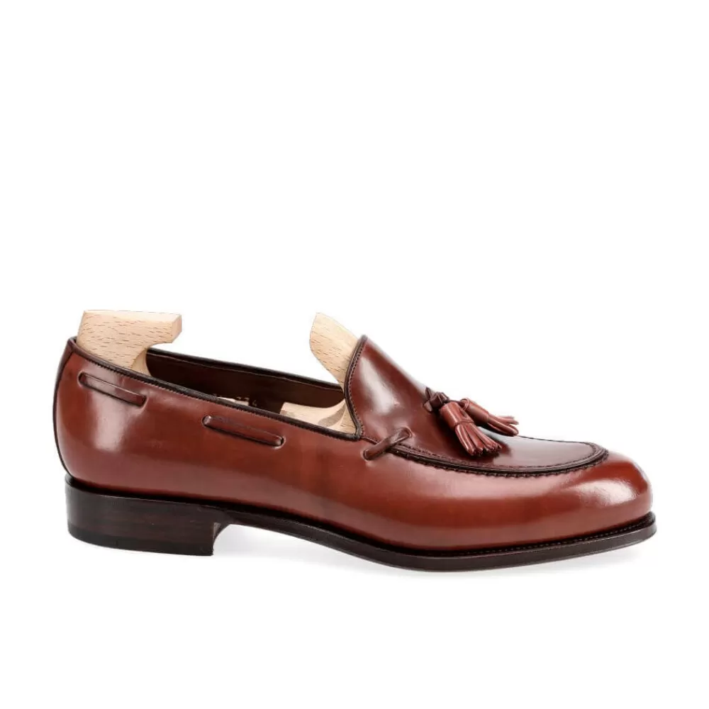 Clearance Carmina CORDOVAN MOCASINES HOMBRE CON BORLAS 734 FOREST RUBI