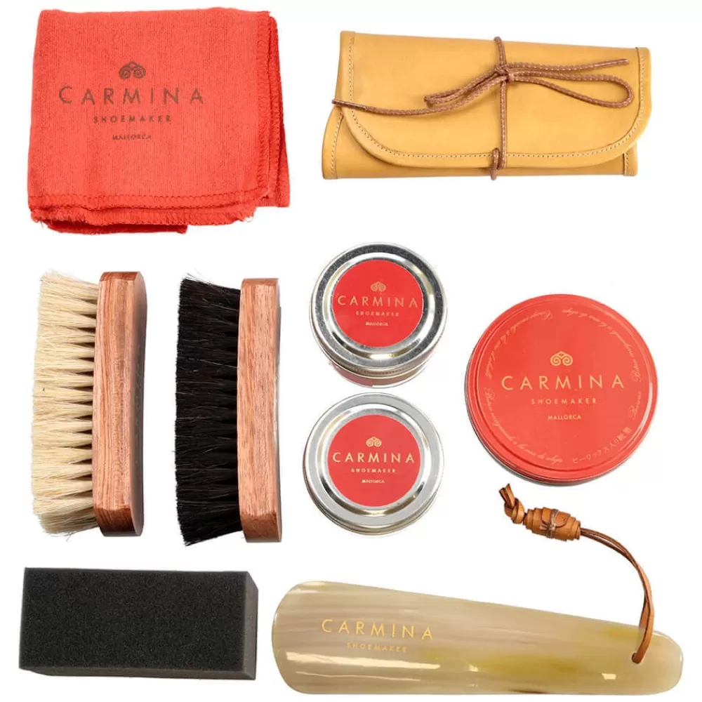 Flash Sale Carmina KIT DE CUIDADO DE LUJO PARA TODA PIEL DE CORDOVAN INCOLORO