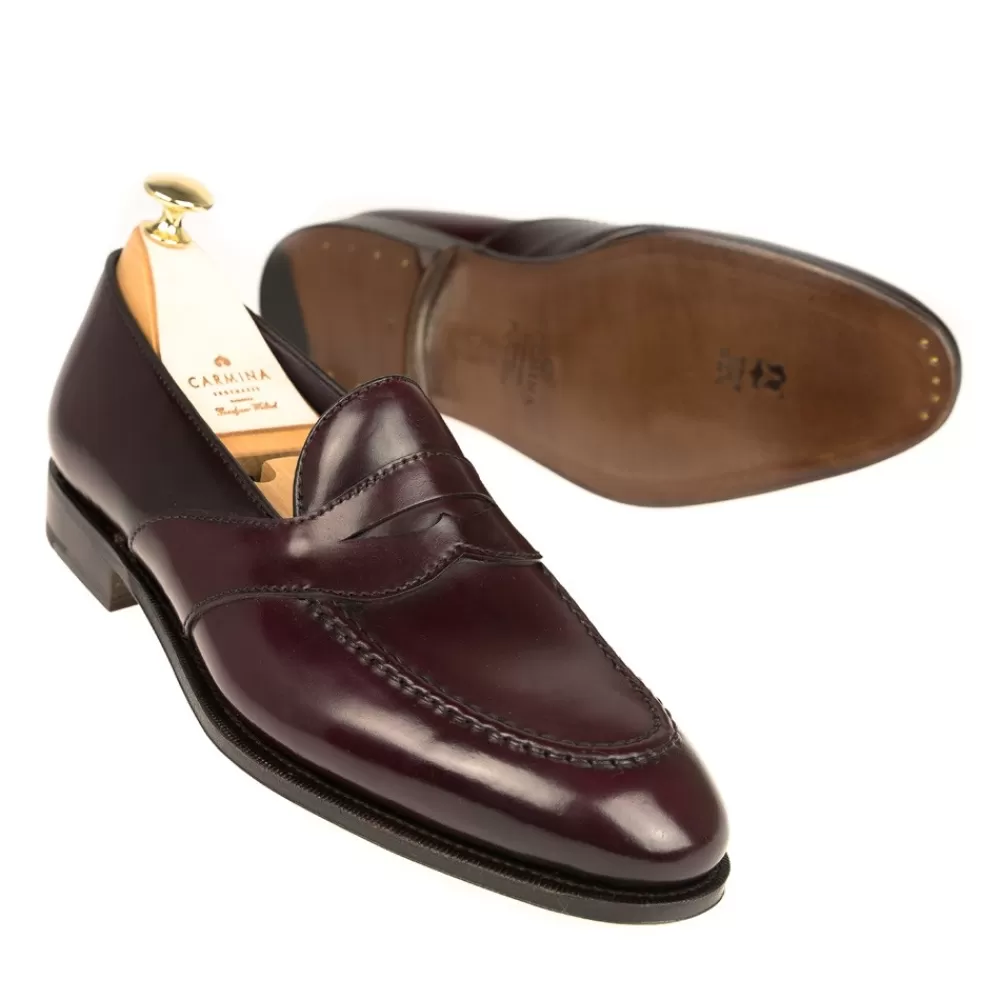 Cheap Carmina MOCASINES HOMBRE ANTIFAZ DE CORDOVAN 80372 UETAM EE BURDEOS