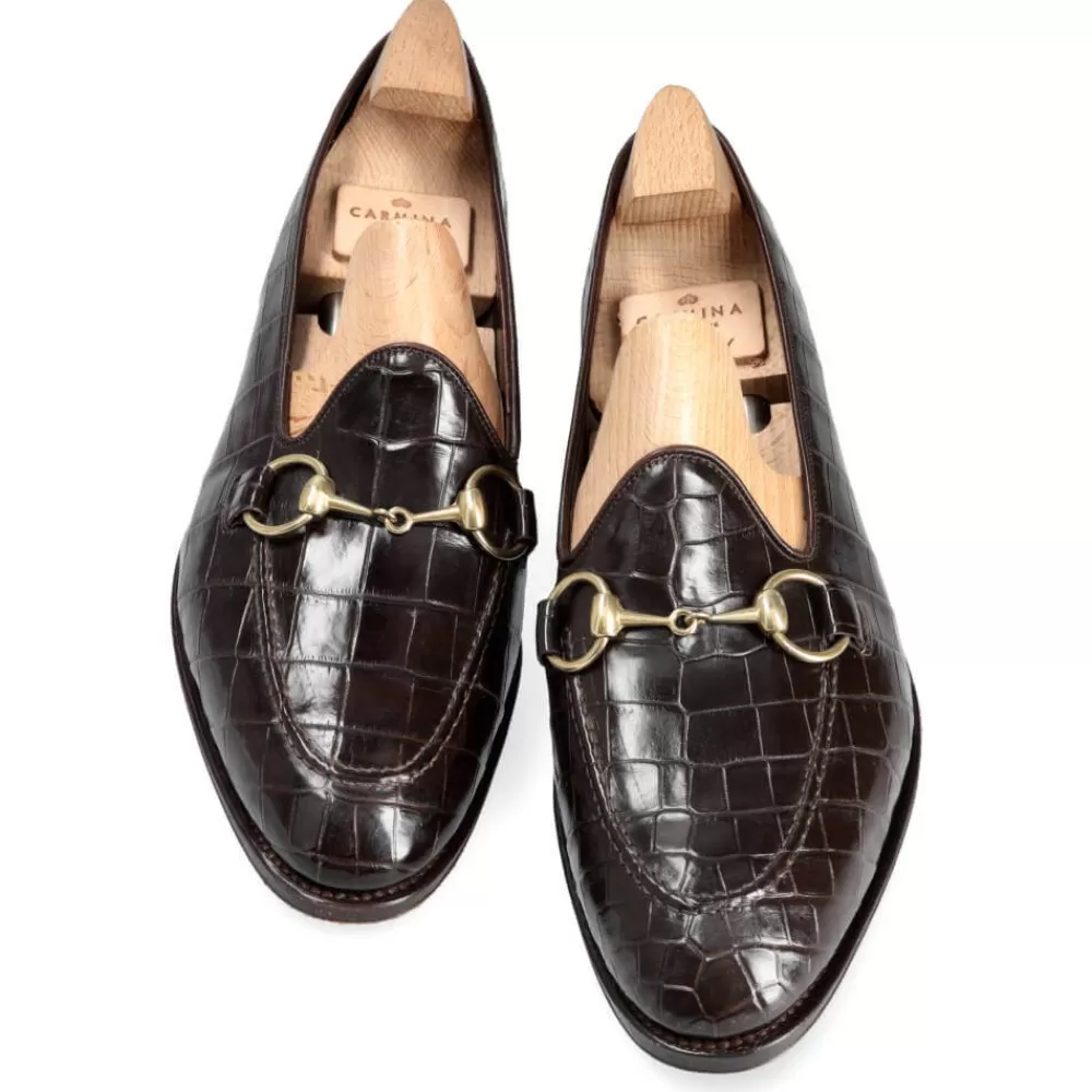 mocasines_horsebit_de_alligator__uetam_3.webp Hot Carmina MOCASINES HORSEBIT DE ALLIGATOR 80643 UETAM MARRON