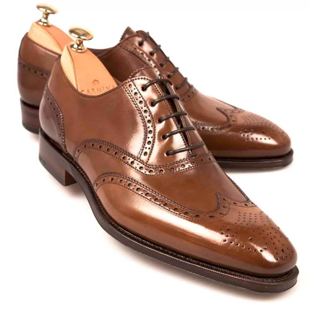 Fashion Carmina ZAPATOS OXFORD DE CORDOVAN S 922 RAIN BOURBON